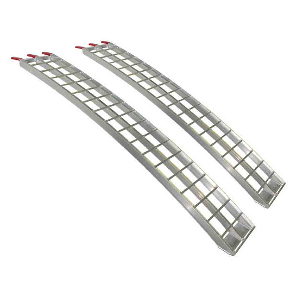 7 Feet x 12 Inches Arched Aluminum Loading Ramps