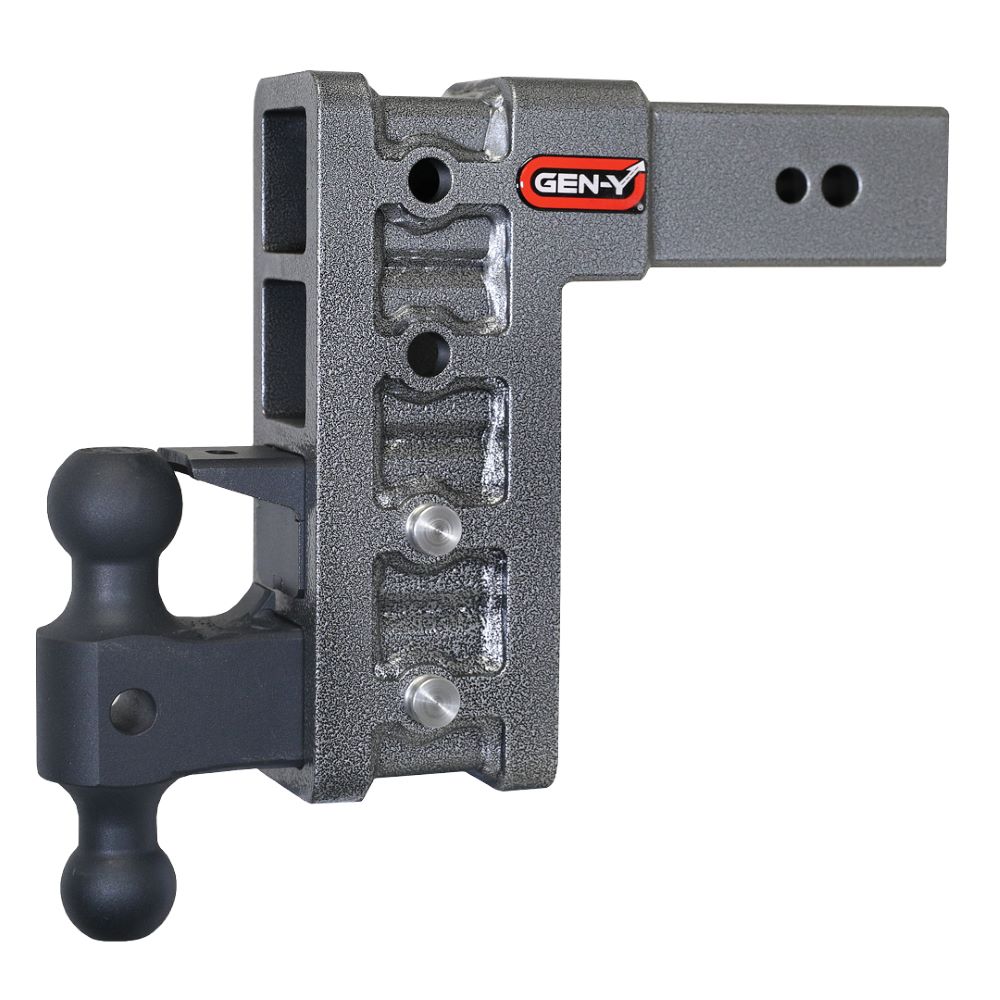 MEGA-DUTY, 3 Shank, 9 Drop, 3,500 lb. TW, 32,000 lb. Tow Capacity Ball Mount with 2