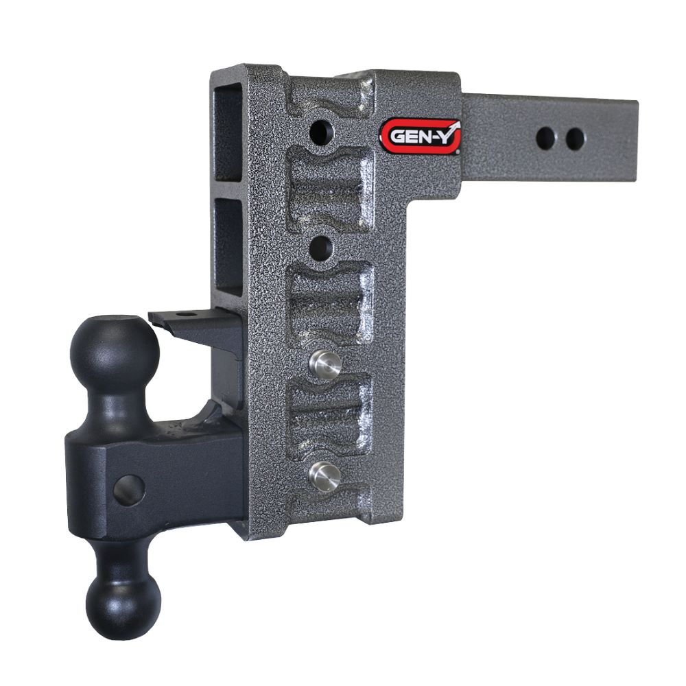 GEN-Y HITCH, MEGA-DUTY 2.5 Shank 9 Drop 21K Hitch & GH-061 Versa-Ball & GH-062 Pintle Lock