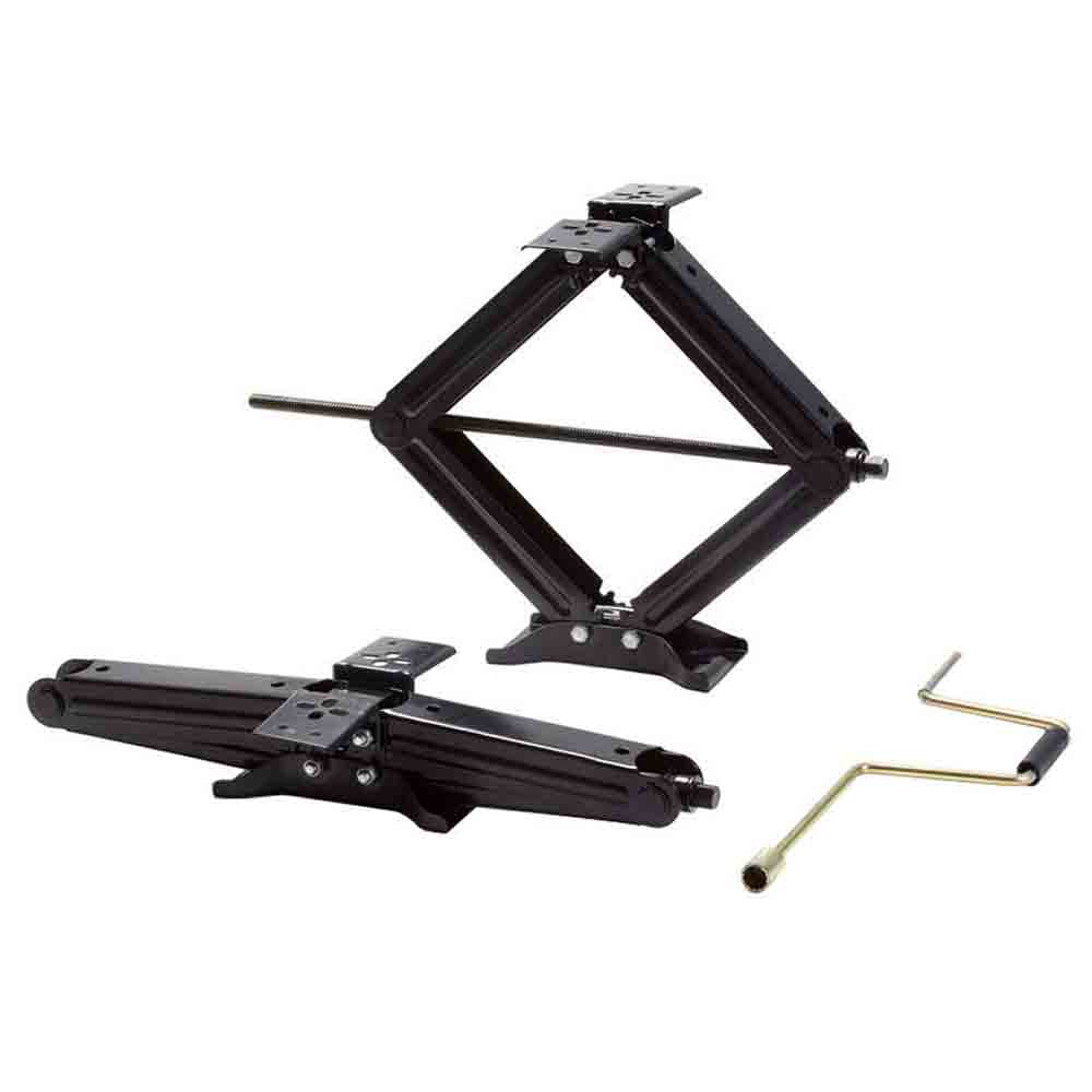Stabilizer Scissor Jack - Pair - 5,000 lb. Capacity - With Handle