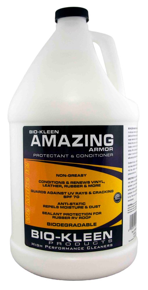 Bio-Kleen Amazing Armor - Biodegradable Vinyl, Leather & Rubber Conditioner - 1 Gallon Bottle (non-aerosol)