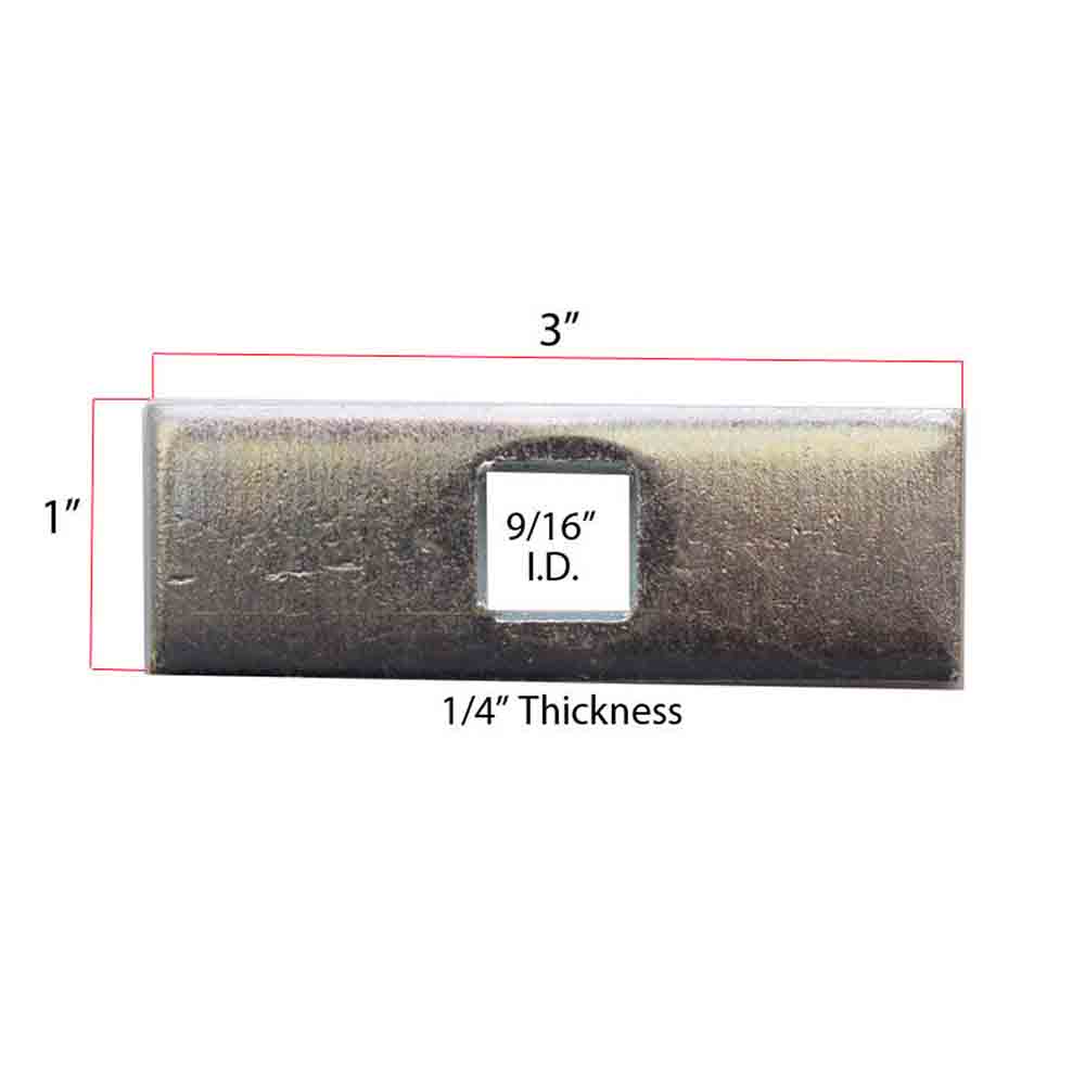 6 Block Plate Kit With (2) 1/2" Fishwires