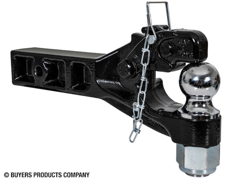 Buyers 12 Ton Combination Hitch - 2-1/2 Inch Receiver, 2-5/16 Inch Ball