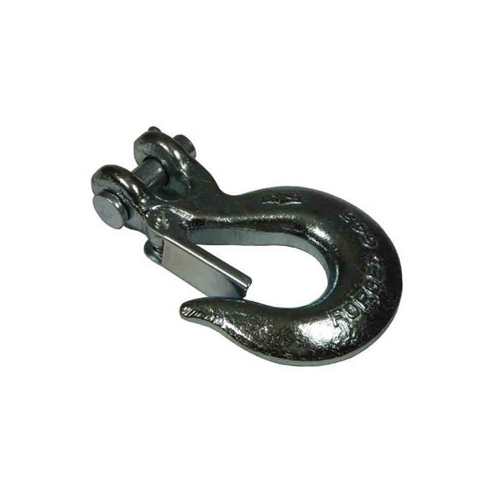 Clevis Hook with Latch - 5/16 Inch