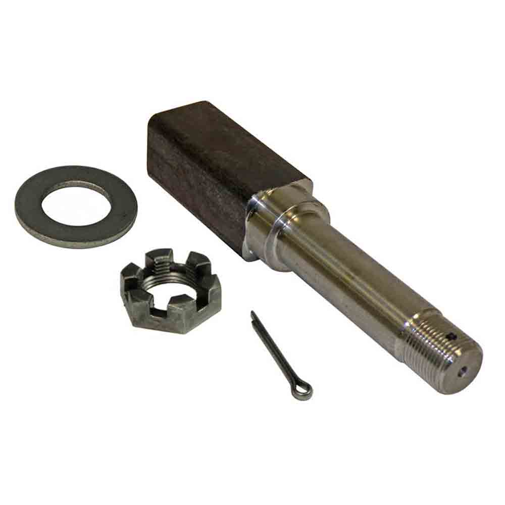 Trailer Axle Square Bar Straight Spindle For 1-1/16" I.D. Bearings