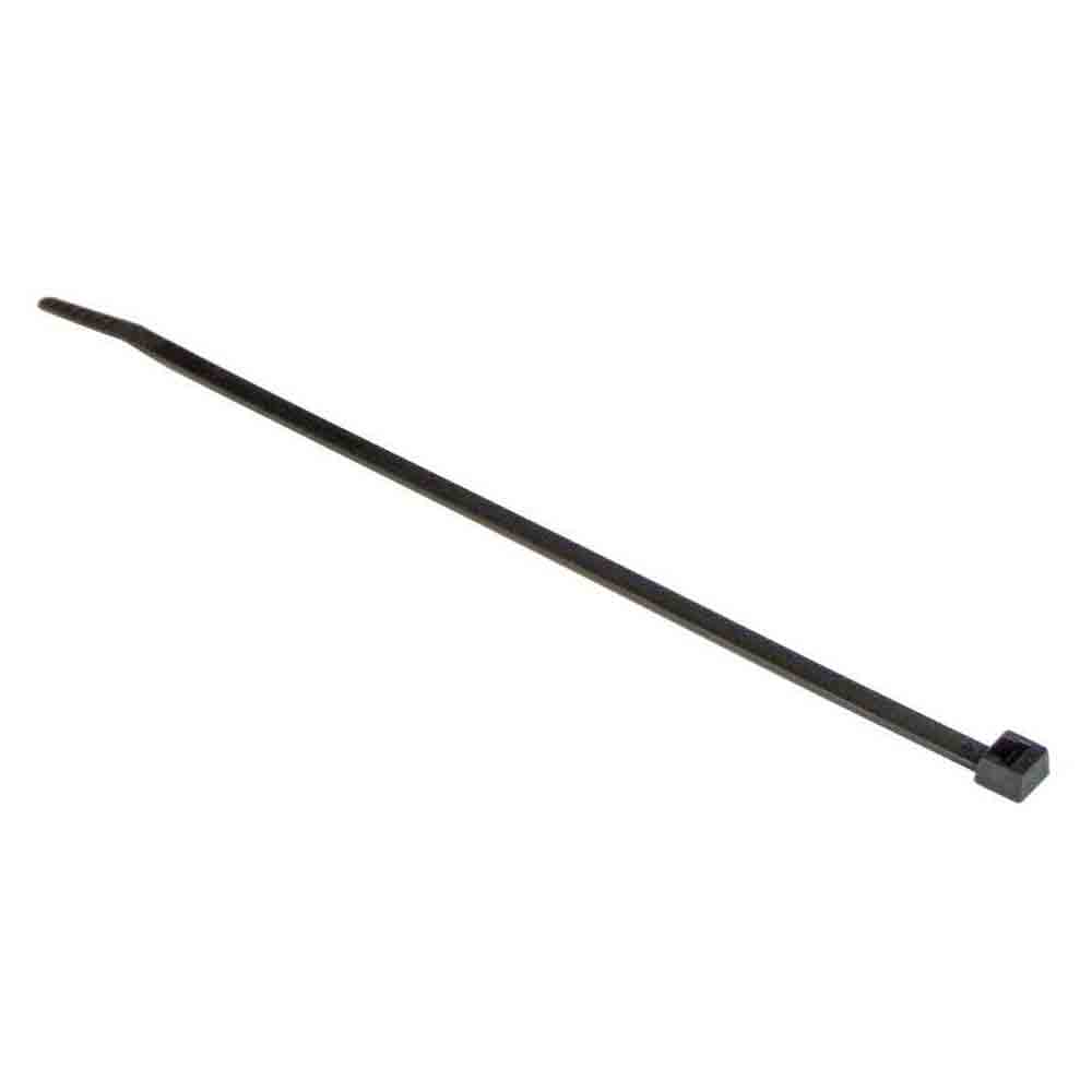 Cable Ties - Black Nylon - 8 Inch Long, 3/16 Inch Wide - 100-Pack