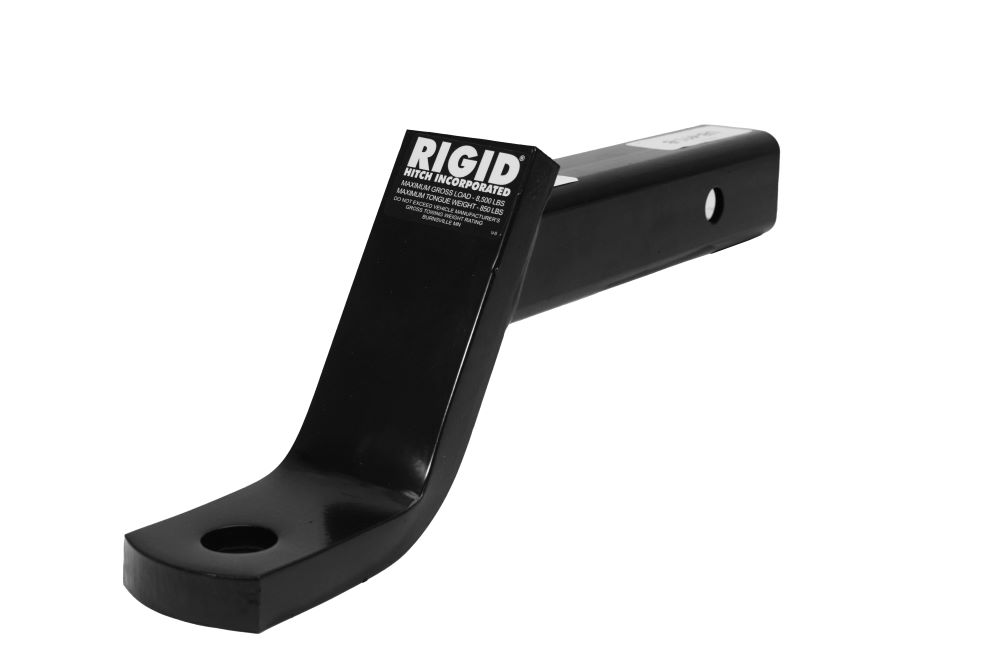 Rigid Hitch Ball Mount (UB-411-B) for 2" Receivers - 8,500 lbs. Capacity, 4" Drop - 2 3/4" Rise - 11" Length - Made in USA