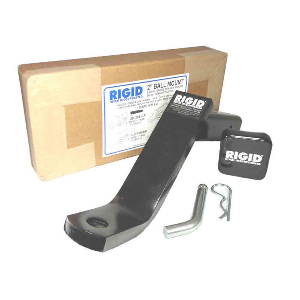 Rigid Hitch Ball Mount Assembly for 2