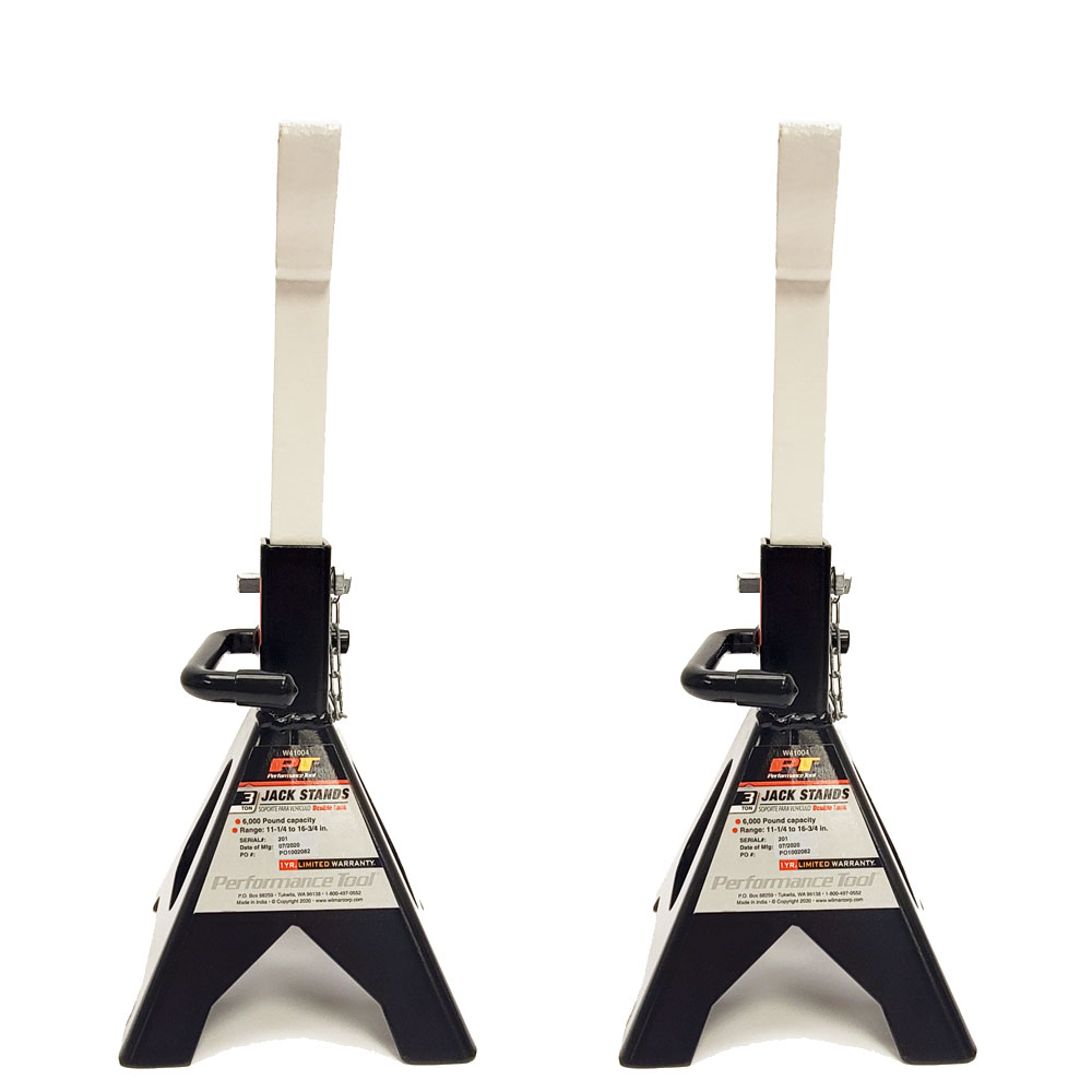 3 Ton Double Lock Jack Stands (1 pair)