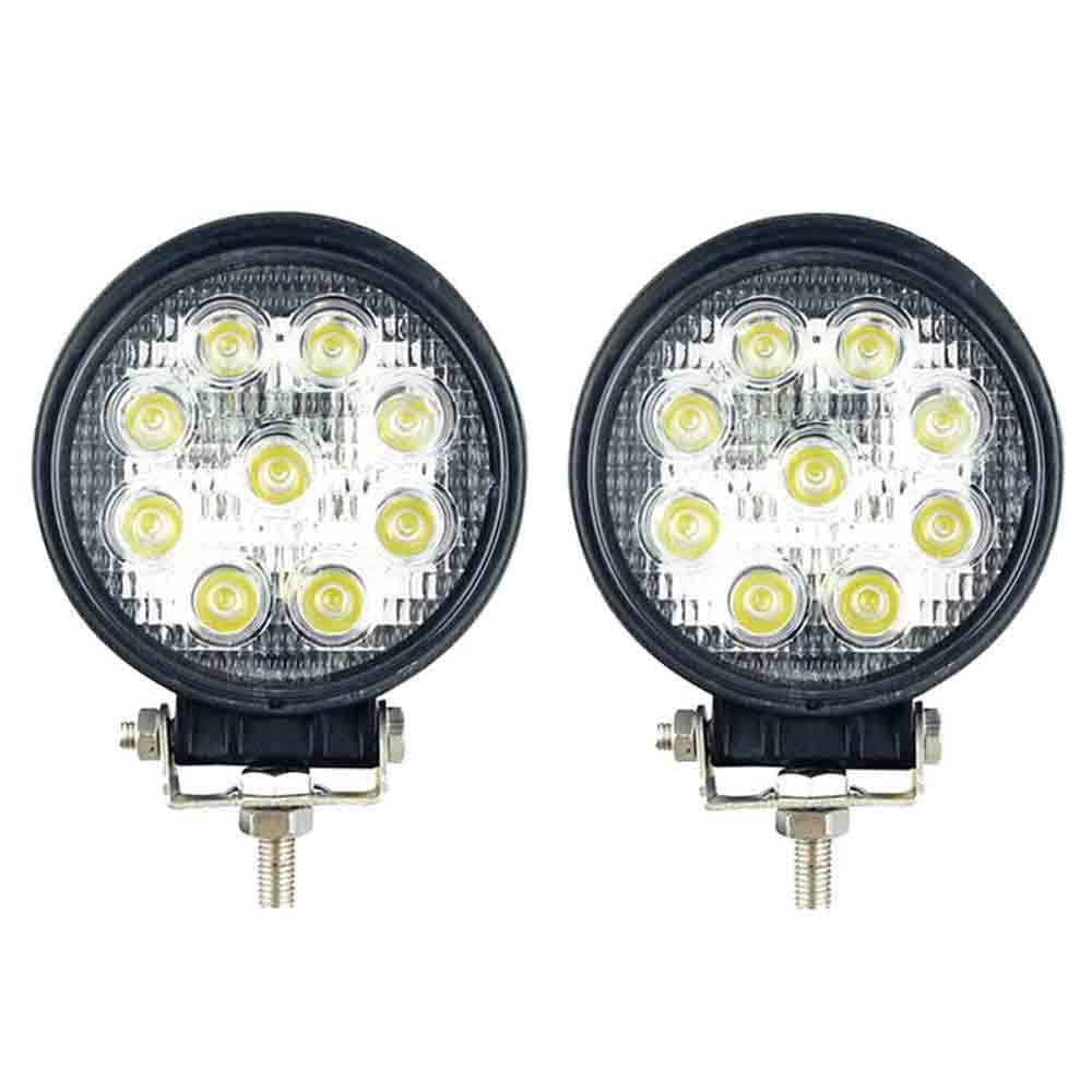 Pair of Round LED Work Lights